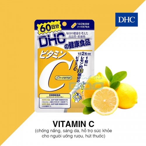 Viên Uống DHC Bổ Sung Vitamin C Nhật Bản 60v/gói và 180v/gói | BigBuy360 - bigbuy360.vn