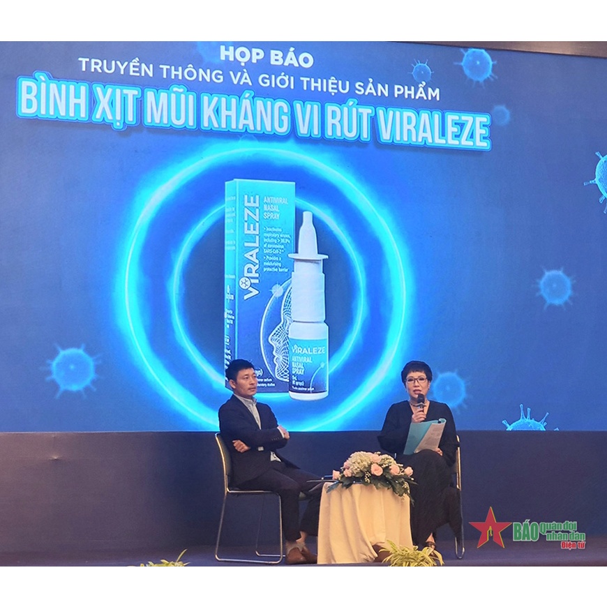 Xịt mũi Viraleze 10ml kháng và diệt virus SARS-CoV-2 hiệu quả