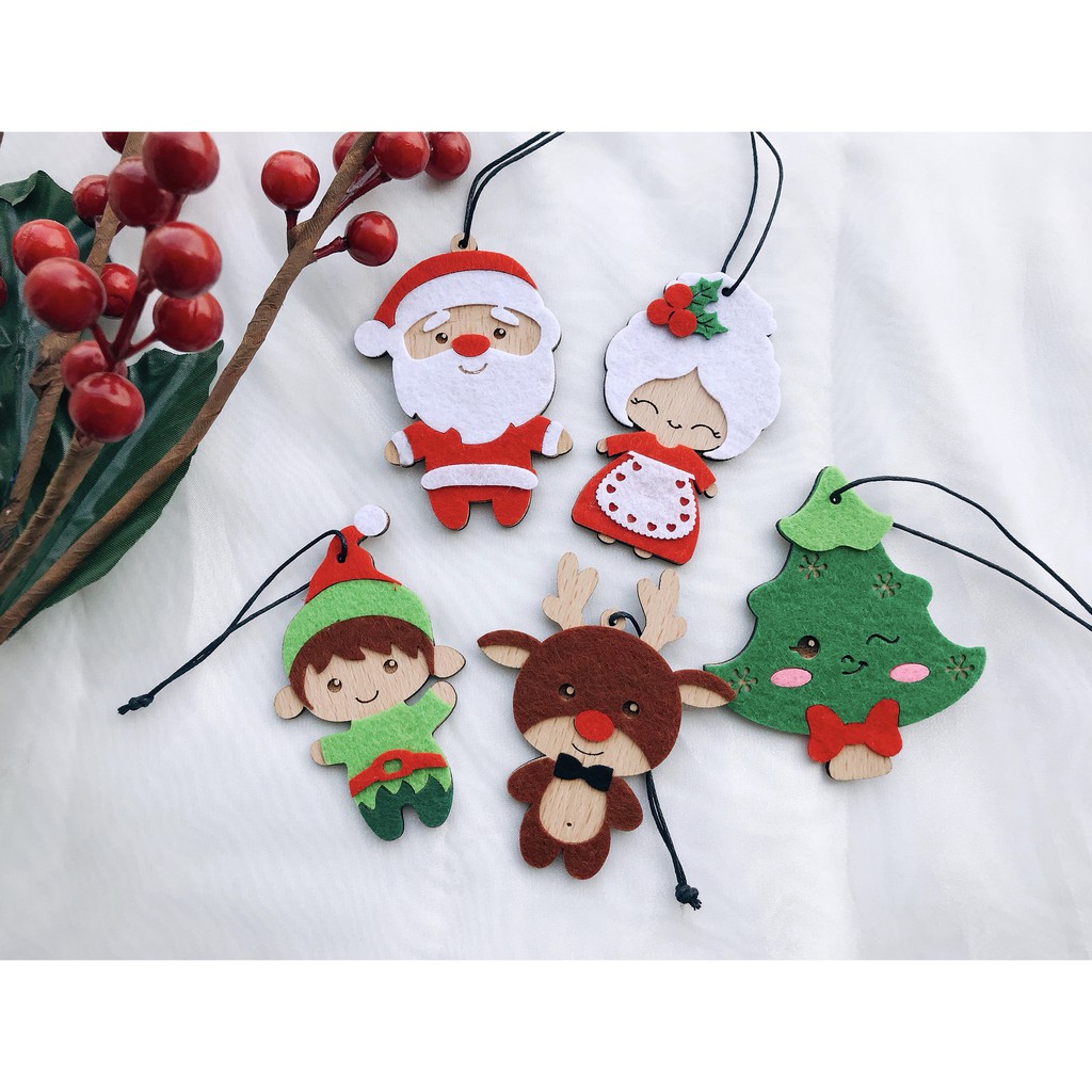Combo 10 icon trang trí Noel siêu đáng yêu