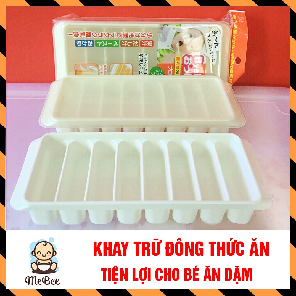 Khay trữ đông thức ăn dặm có nắp KOKUBO- Hàng Nhật tiện lợi cho bé