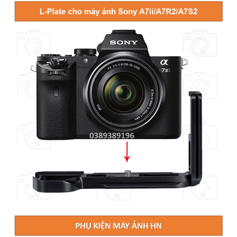 [A72/A7R2/A7S2] L-Plate (khung thao tác nhanh chữ L) cho máy ảnh SONY A7II / A7RII / A7SII