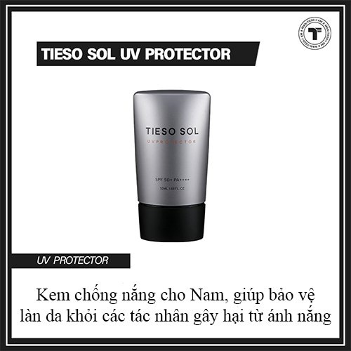 [Tặng sample Tieso Gel vệ sinh 20ml+Soothing 10ml] Combo Tieso Xịt khử mùi hôi chân 50ml + Kem chống nắng chống UV 50ml