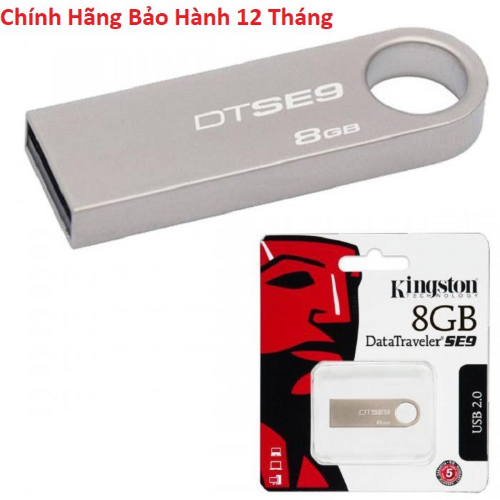 USB 2.0, 3.0, 3.1 Kingston DataTraveler SE9 4G, 8G, 16G, 32G, 64G Chính Hãng, Chống nước, Chống va Đập Bảo Hành 12 Tháng