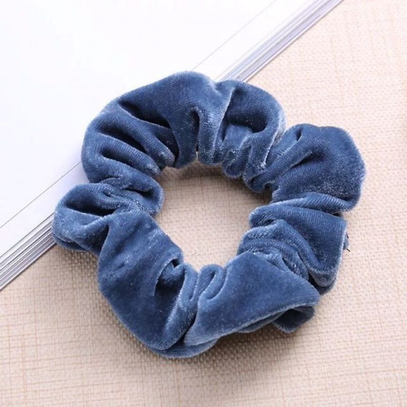 sỉ 10 buộc tóc nhung đủ màu