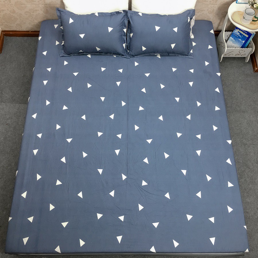 Ga giường Beladies - Ga trải nệm giường poly cotton drap bọc đệm 1m2 1m6 1m8 2m 2m2 chống bụi bẩn, dễ vệ sinh