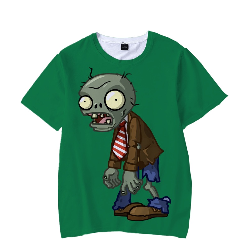 Trẻ Em T Shirt Plants Vs. Áo Thun Tay Ngắn In Hình Plants Vs 3D Cá Tính Hợp Thời Trang Cho Nam Áo Thun In Hình Zombie Dành Cho Trẻ Em
