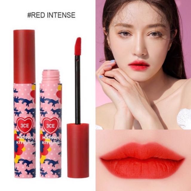 { Gom_order} Son kem 3CE Velvet Lip Tint, Maison Kitsune