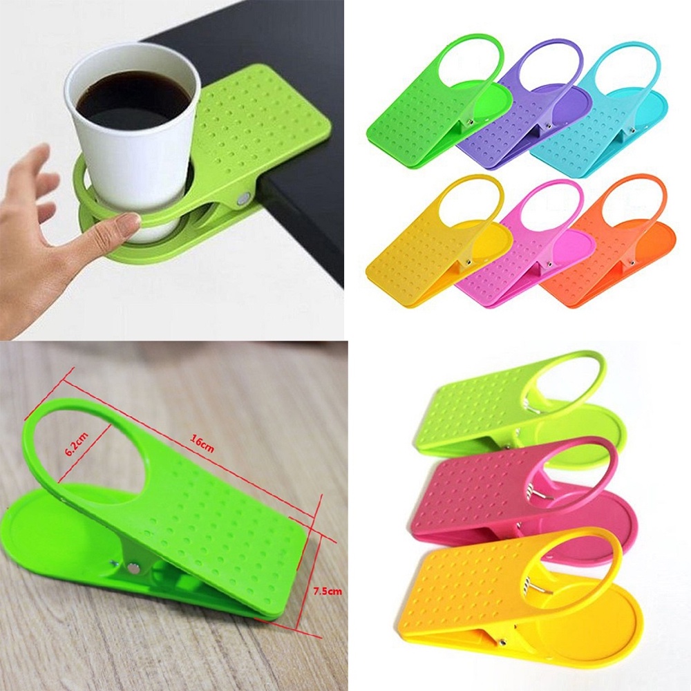 Kẹp Để Ly Tiện Lợi, Dụng Cụ Đựng Cốc Kẹp Bàn