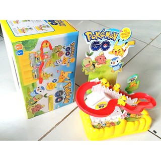 Bộ đồ chơi cầu trượt leo thang có phát nhạc có đèn Pokemon