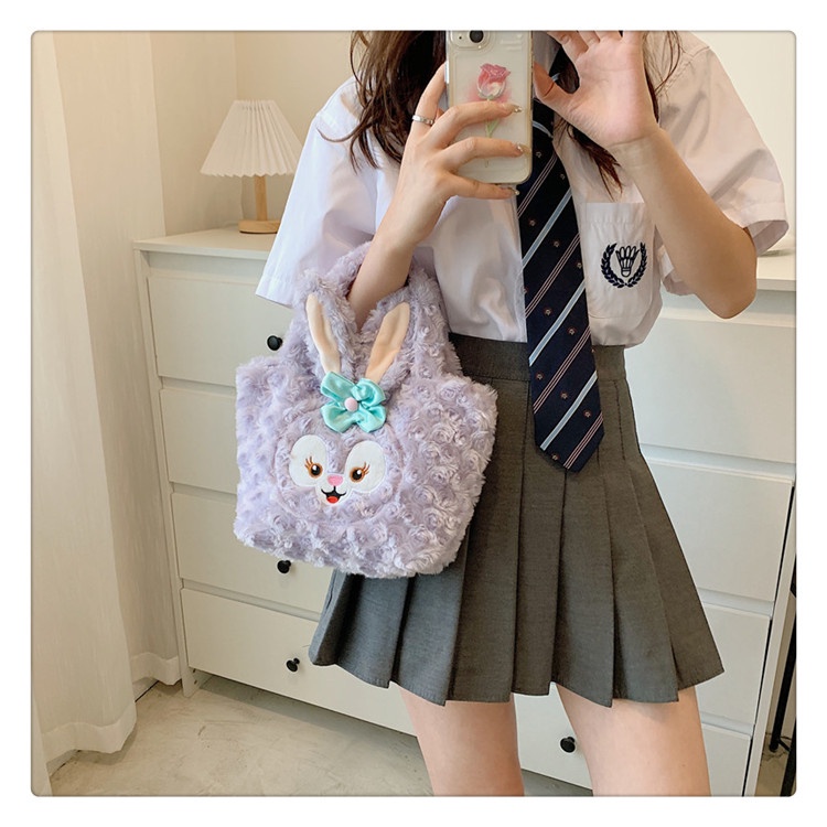 Túi quai xách cầm tay vải bông siêu cute nhiều hình dáng dễ thương