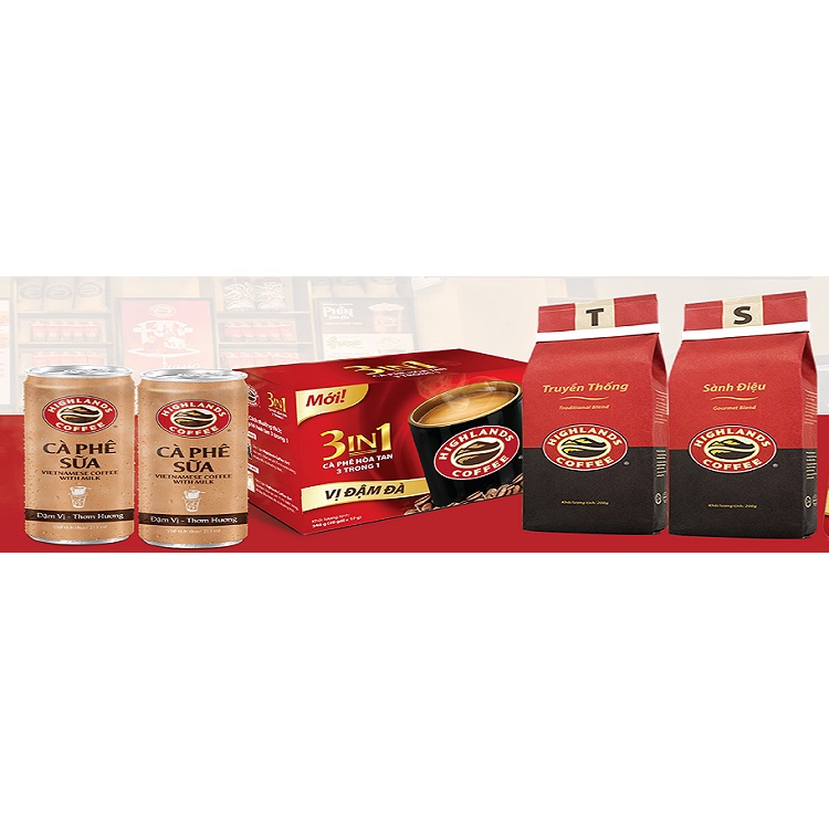 [SenXanh CAFE] Cà phê bột Truyền thống Highland Coffee 1KG | BigBuy360 - bigbuy360.vn