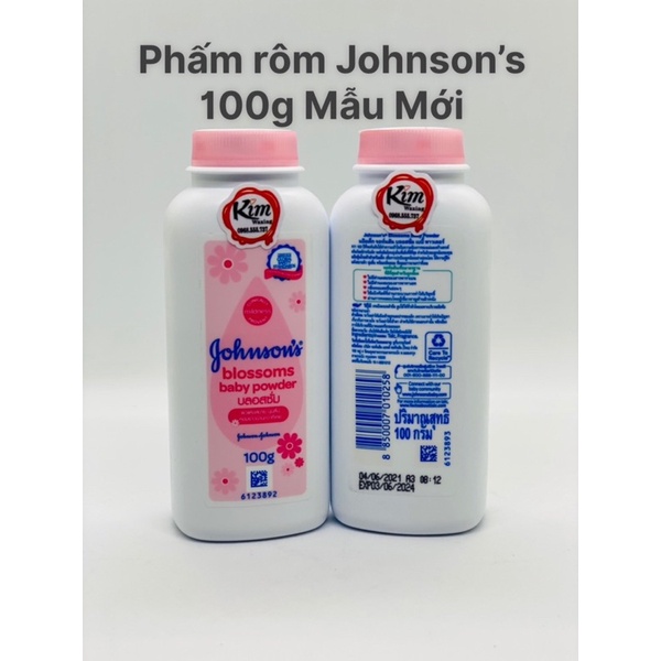 Phấn rôm Baby Johnosn Powder sử dụng trước khi wax giúp giảm đau hút ẩm Thái Lan