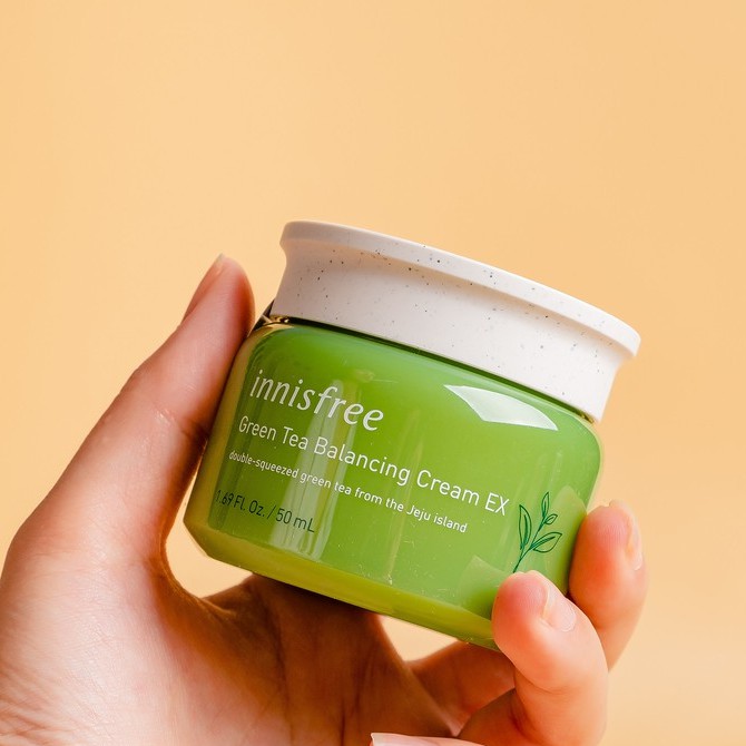 Kem dưỡng Innisfree Green Tea Balancing Cream EX cho da dầu mụn 50ml - Kem  dưỡng ẩm | TheFaceHolic.com