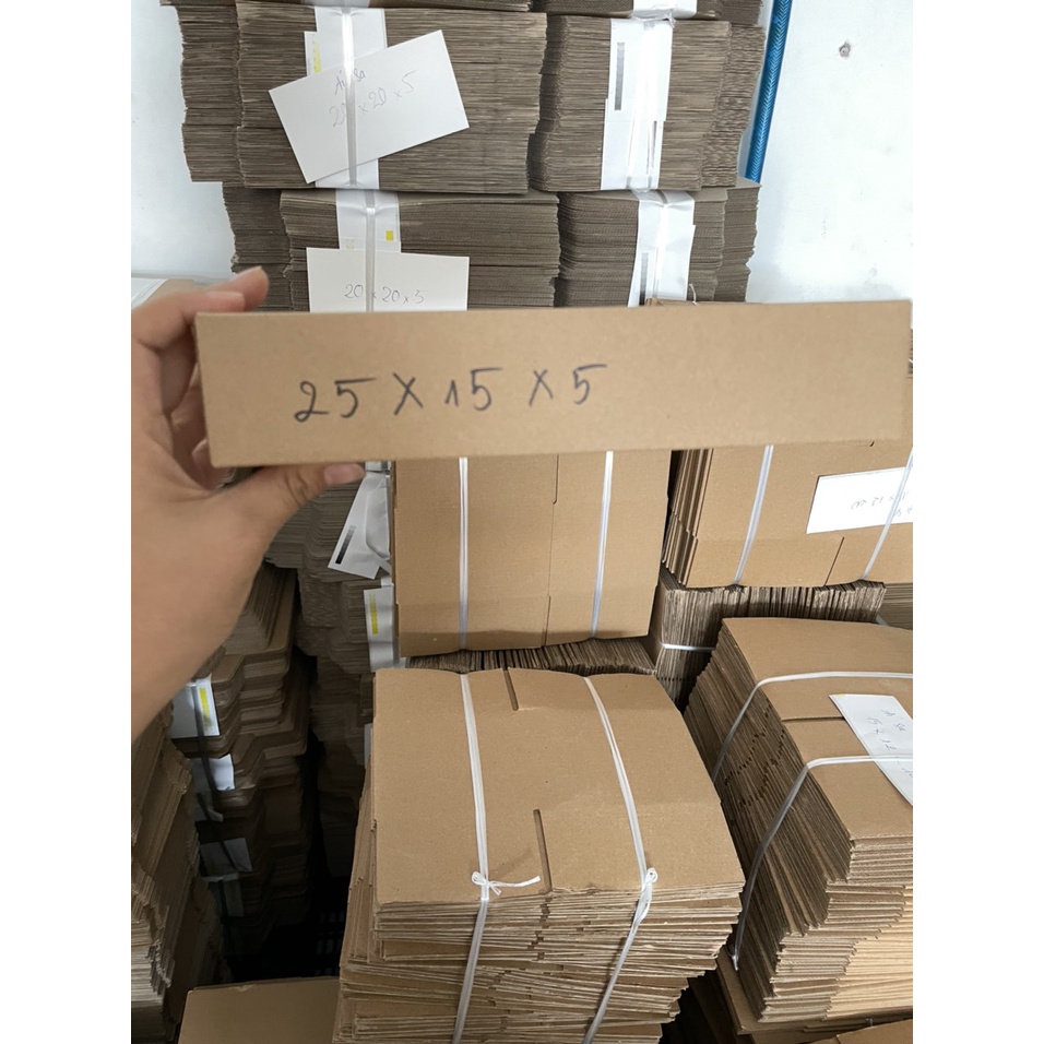 25x15x5 hộp carton đóng gói hàng hóa