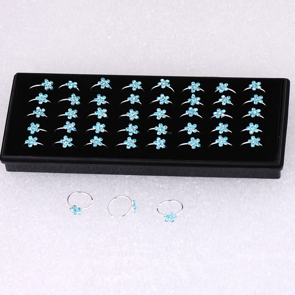 Khuyên Xỏ Mũi / Môi / Tai Không Cần Khoan Lỗ Đính Đá Zircon Giả Cho Nữ