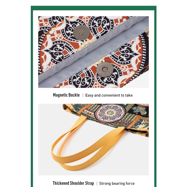 MHA Túi đeo vai thiết kế nguyên bản Túi xách minh họa dành cho nữ