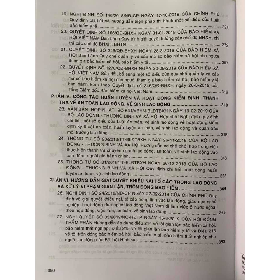 Sách-Bộ luật lao động được quốc hội thông qua tại kỳ hợp thứ 8 khoá XIV-các chính sách và quyền lợi của người lao động