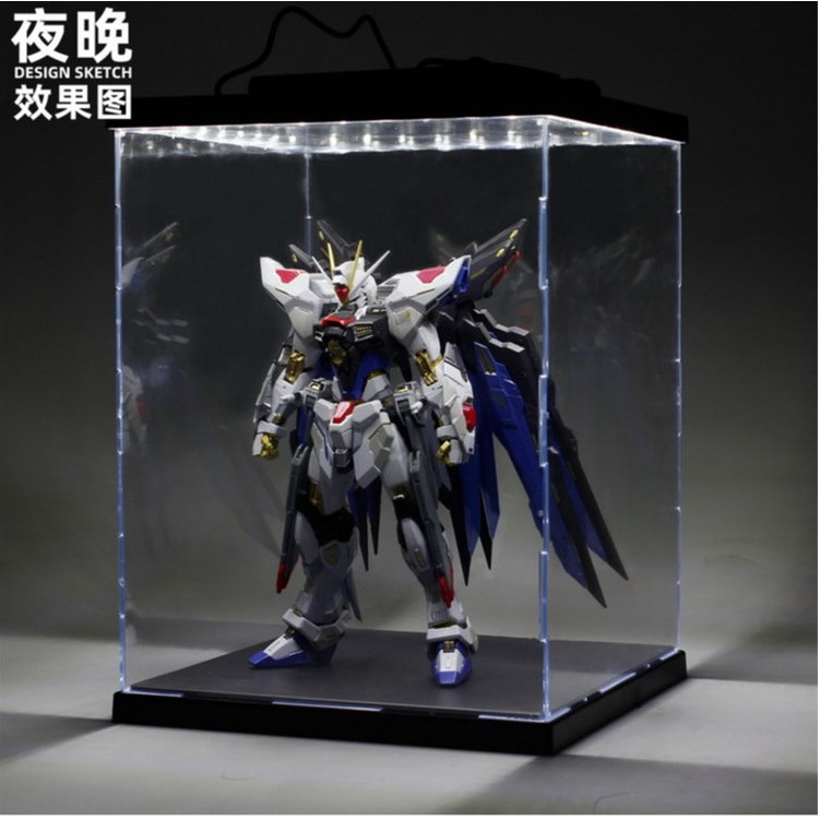 Hộp trưng bày Gundam Mica có Led