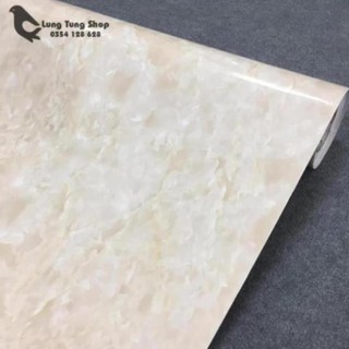 Decal đá hoa cương màu kem - giấy dán tường dán bàn tủ có sẵn keo ( khổ 1,2m )