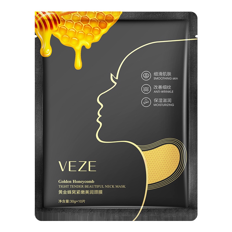 Mặt Nạ VEZE Vàng Đắp Cổ Làm Trắng Cấp Nước Và Săn Chắc Da SIGO