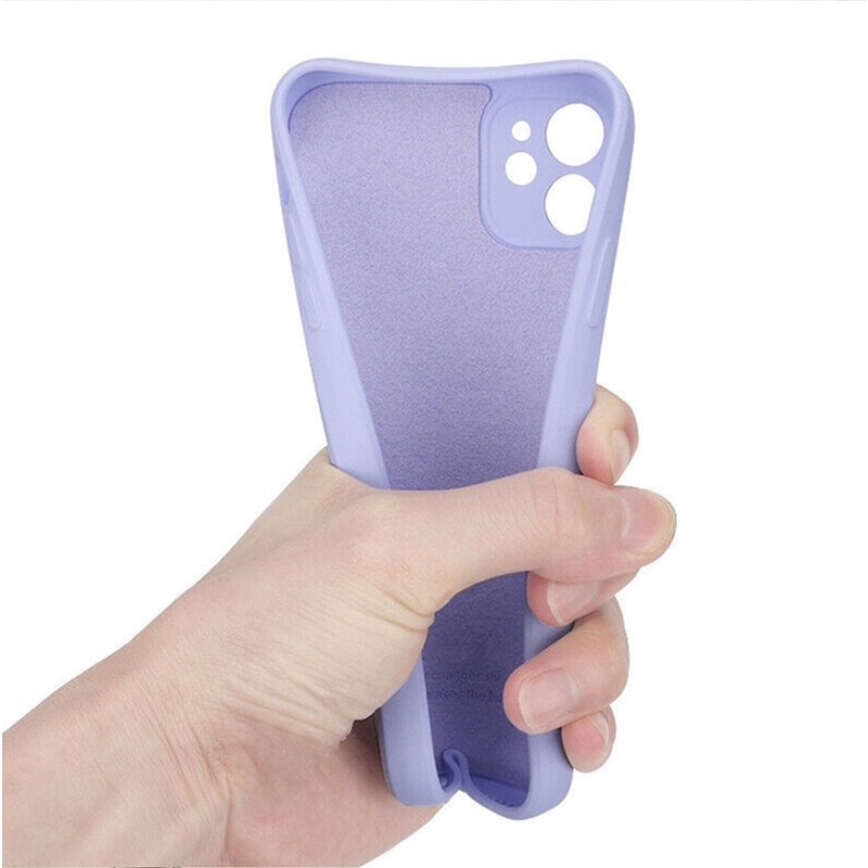 Ốp Lưng Silicone Mềm Chống Sốc Màu Trơn Cho iPhone XS Max 8 7 6 6s Plus XR