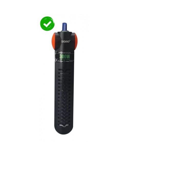 Sưởi bể cá SoBo HQ 300W 500W siêu ngắn có bọc sưởi - sưởi hồ cá bể cá