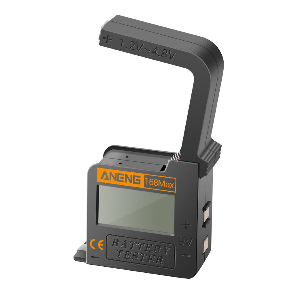 [CHOO] Battery Tester 1A Digital Display Battery Checker Plastic Portable Button Cell Capacity Analyzer