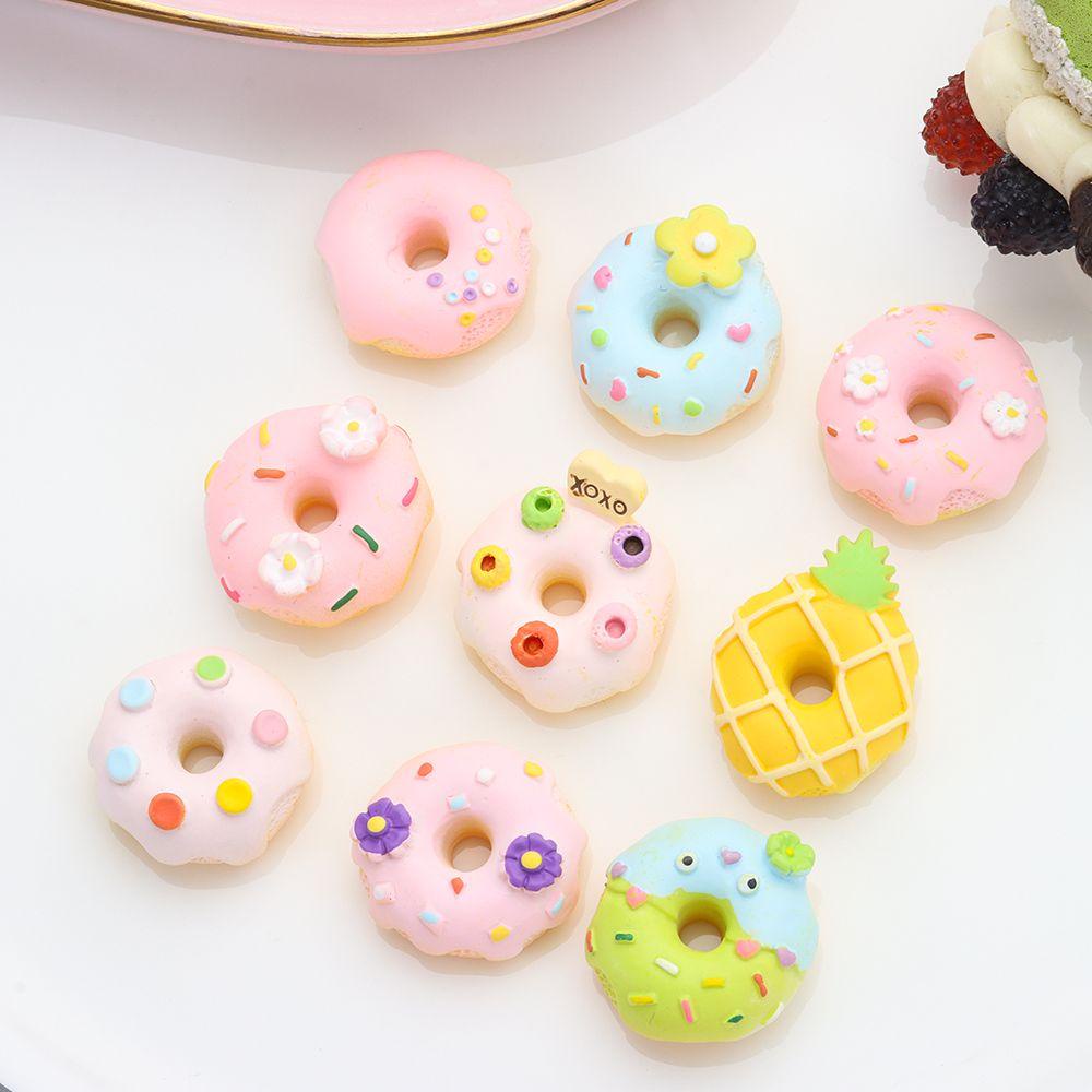 LUOL Bánh Donut Đồ Chơi Bằng Nhựa Resin Nhân Tạo DIY