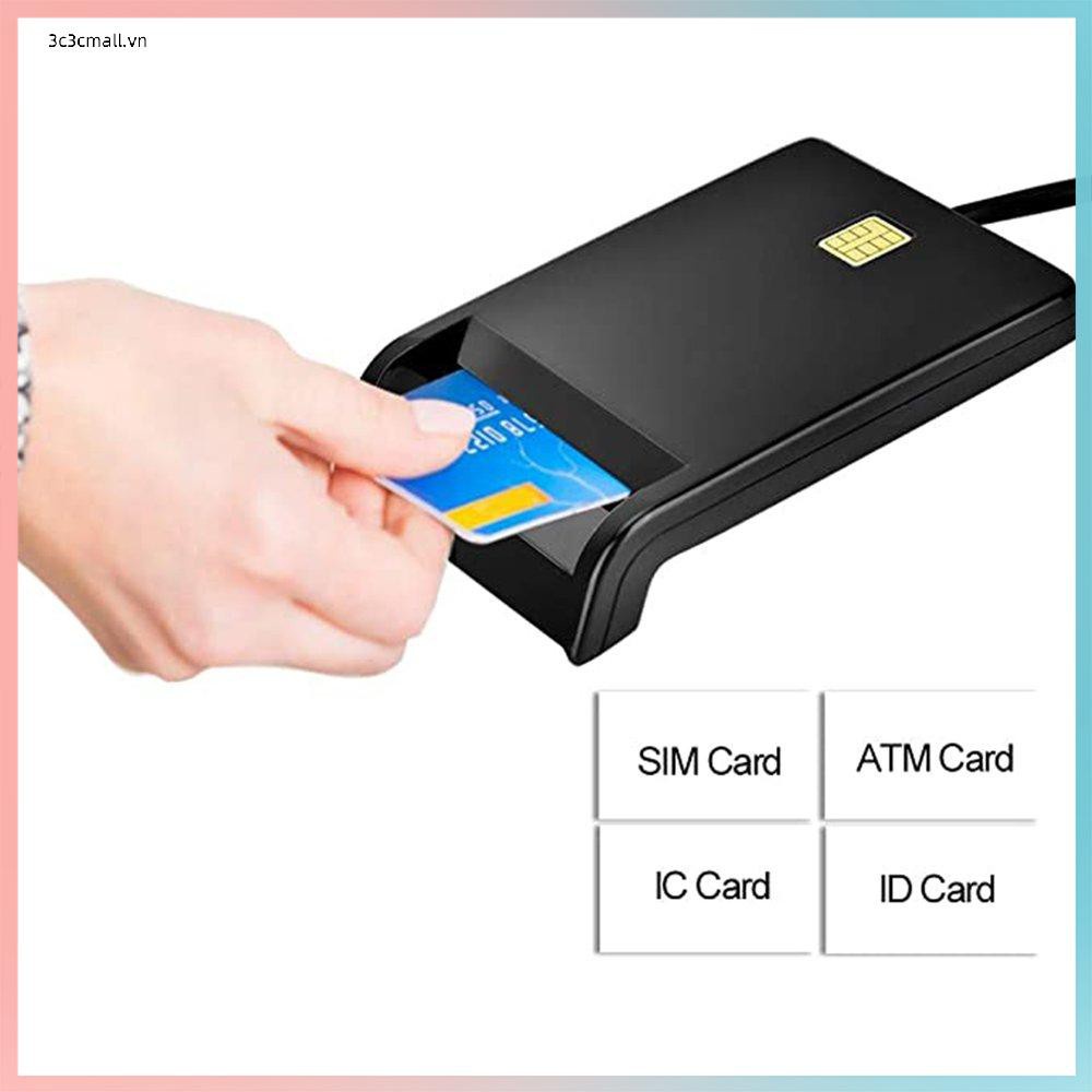 ✨chất lượng cao✨ USB SIM Smart Card Reader Bank Card IC / ID EMV TF MMC Card Readers USB-CCID ISO 7816 Smart Card Reader | WebRaoVat - webraovat.net.vn