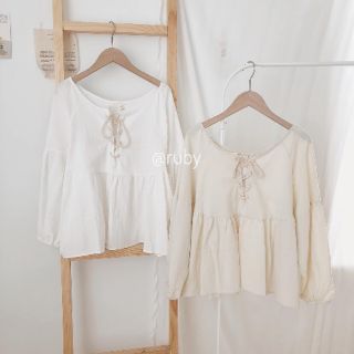Áo babydoll đan dây hàng QC