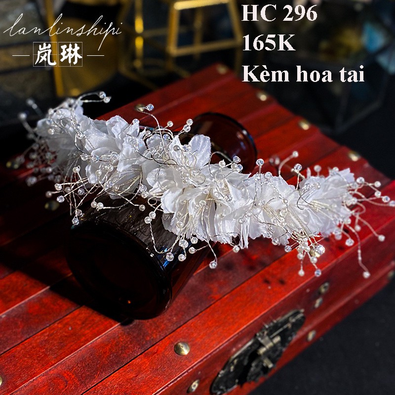 Phụ kiện hoa cài cô dâu siêu xinh