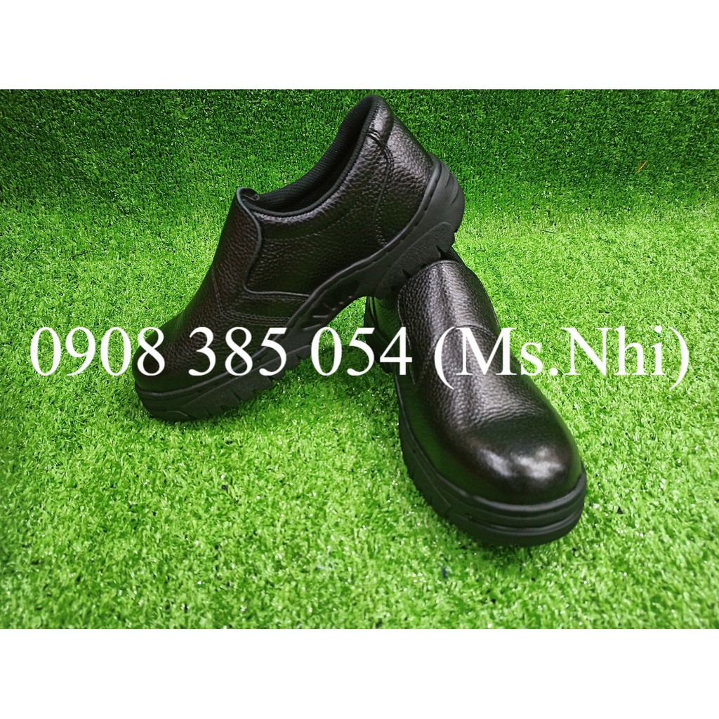Giày bảo hộ lao động Kcep chất liệu da bò mũi thép đế cao su- Kiểu dáng đa dạng- Hình thật