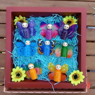 Búp bê gỗ trang trí