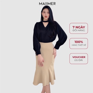 Chân váy đuôi cá Mermaid MAIIMER hai màu đen be