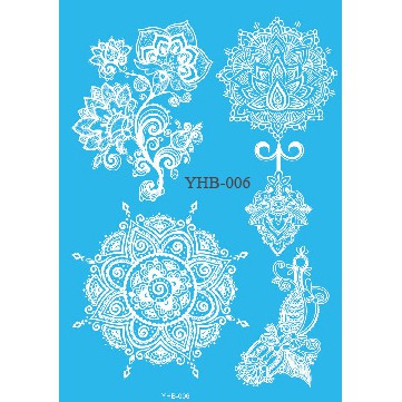 Xăm dán Henna trắng  - Hena Tattoo