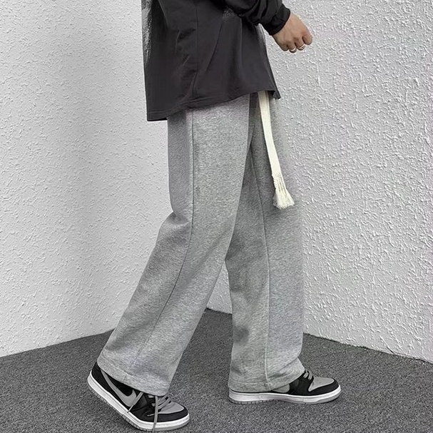 Quần nam new spot Casual 100 Suit màu thoải mái cộng với kích thước quần áo Unisex 100 Suit ngày thể thao hiển thị gầy thể thao cặp vợ chồng thẳng quần ống