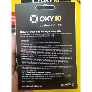 gel bôi mụn oxy 5,oxy 10