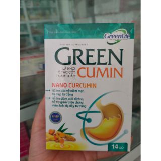 GREEN CUMIN ( nano curcumin hỗ trợ điều trị viên loét dạ dầy, tá tràng, trào ngược thực quản)