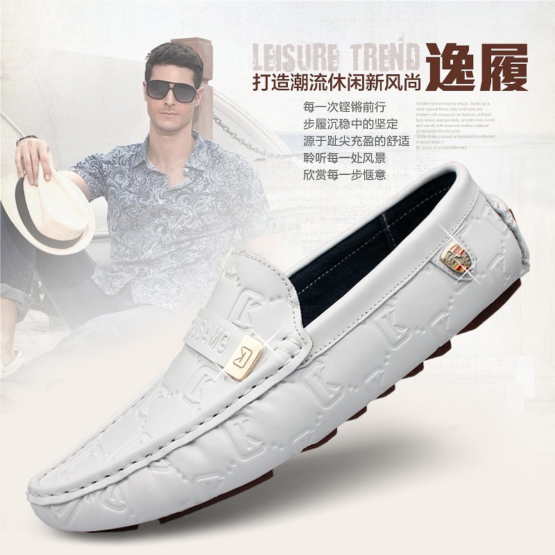 Giày lười bằng da thật dành cho nam