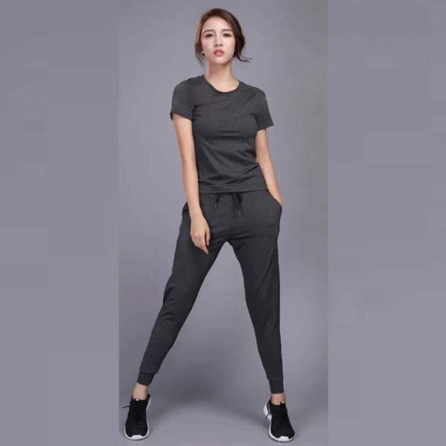 [Mã WAMT2405 giảm 10K đơn 0K] Bộ quần áo tập gym yoga jogger (mặc đc ở nhà rất oke)