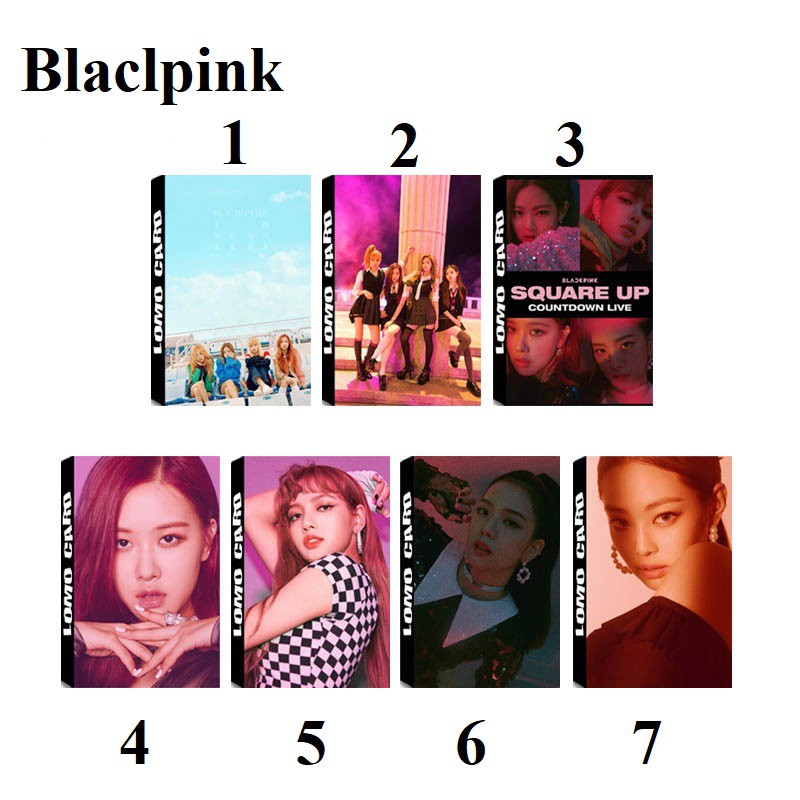 Hộp lomocard lomo Square Up BLACKPINK
