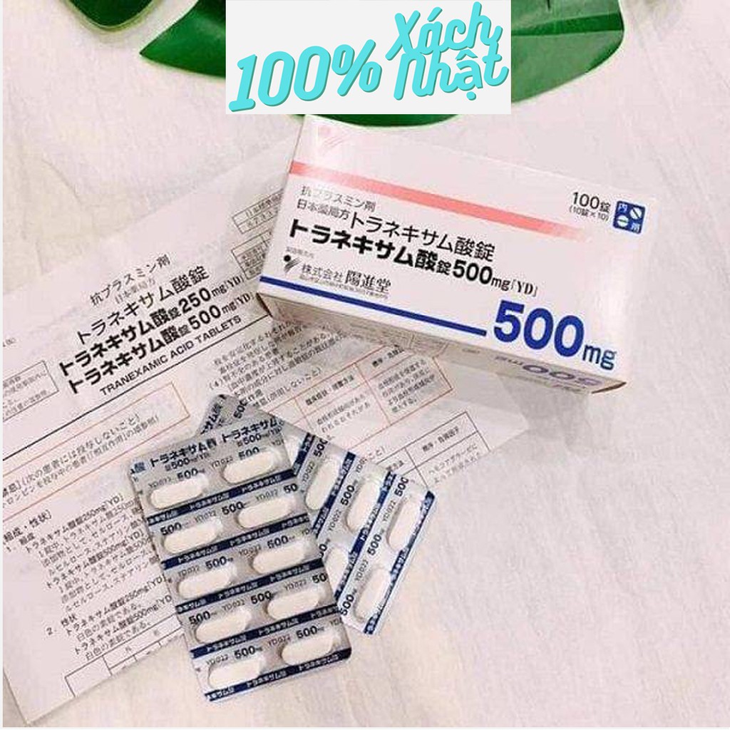 Viên uống giảm nám trắng da hãng Yd Tranexamic Acid 500mg