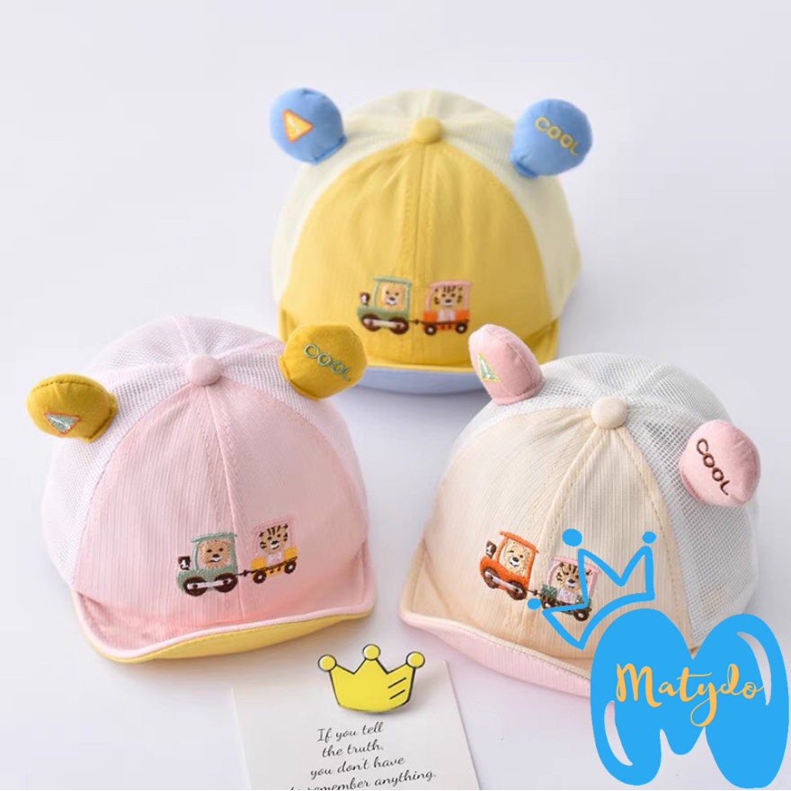 Mũ cho bé gái bé trai MATYDO nón lưỡi trai hình hổ đáng yêu phụ kiện trẻ em MU012