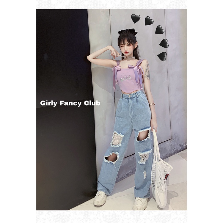 Áo sát nách nữ thêu họa tiết thời trang xinh xắn