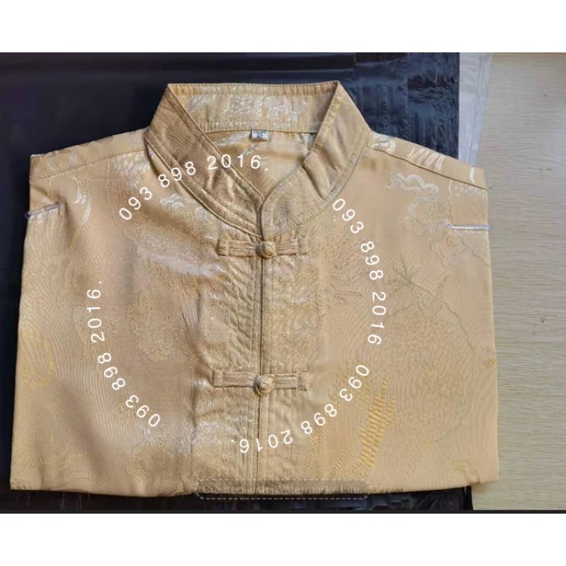 Set quần áo thêu rồng phượng nam trung niên (cộc và dài tay) có bán dời quần áo | BigBuy360 - bigbuy360.vn