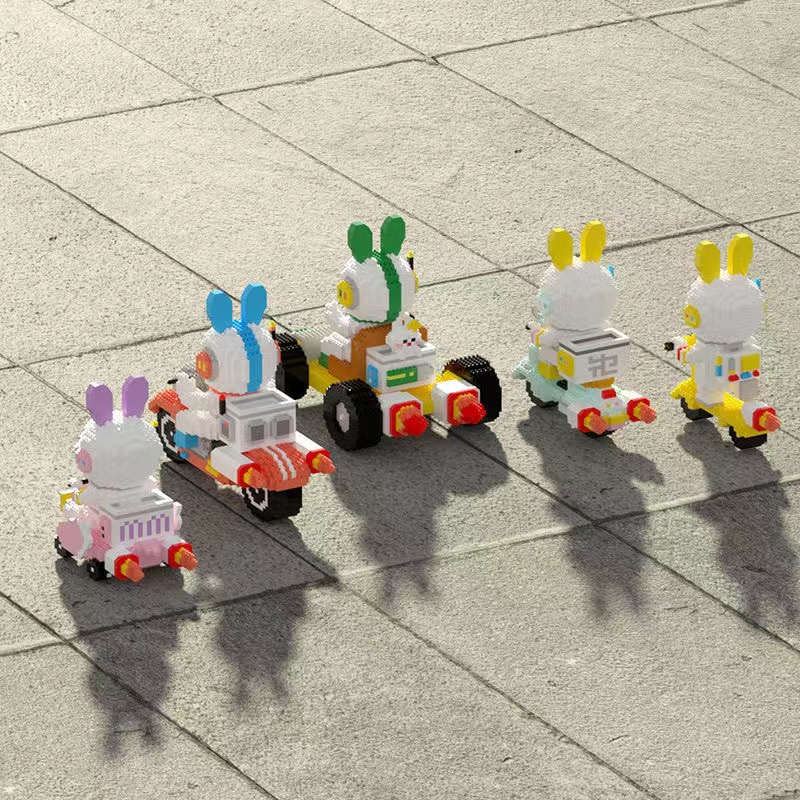 Bộ Đồ Chơi Lắp Ráp Mô Tô Phi Hành Gia 3D Độc Đáo Thú Vị Cho Bé