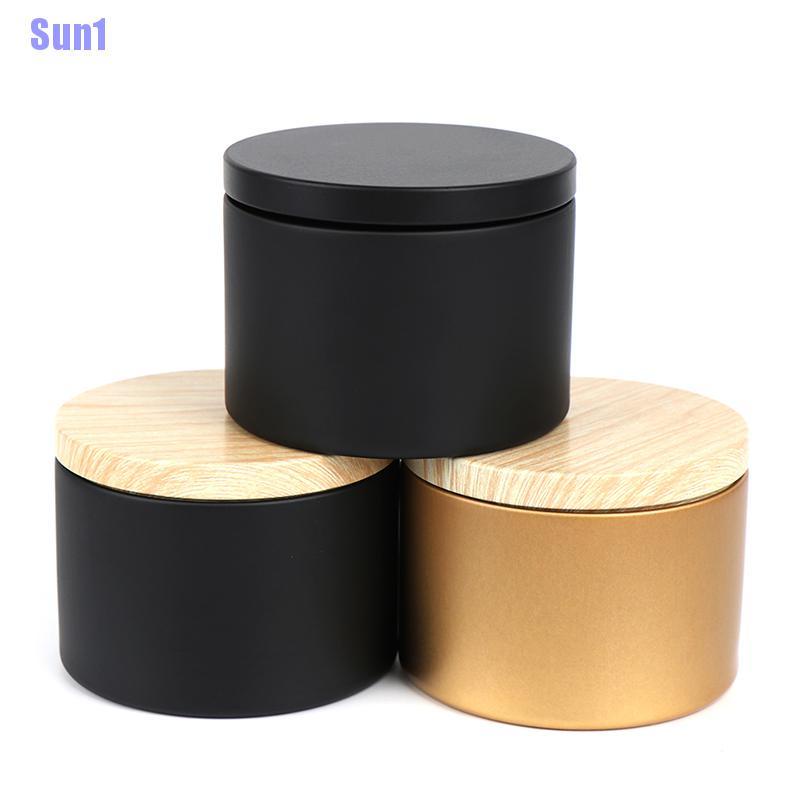 1 Hộp Đựng Nến / Mỹ Phẩm Bằng Gỗ