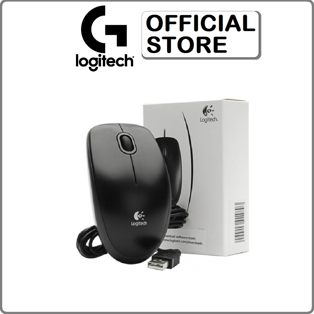 Chuột Logitech B100 Optical USB - Bảo hành chính hãng 3 năm