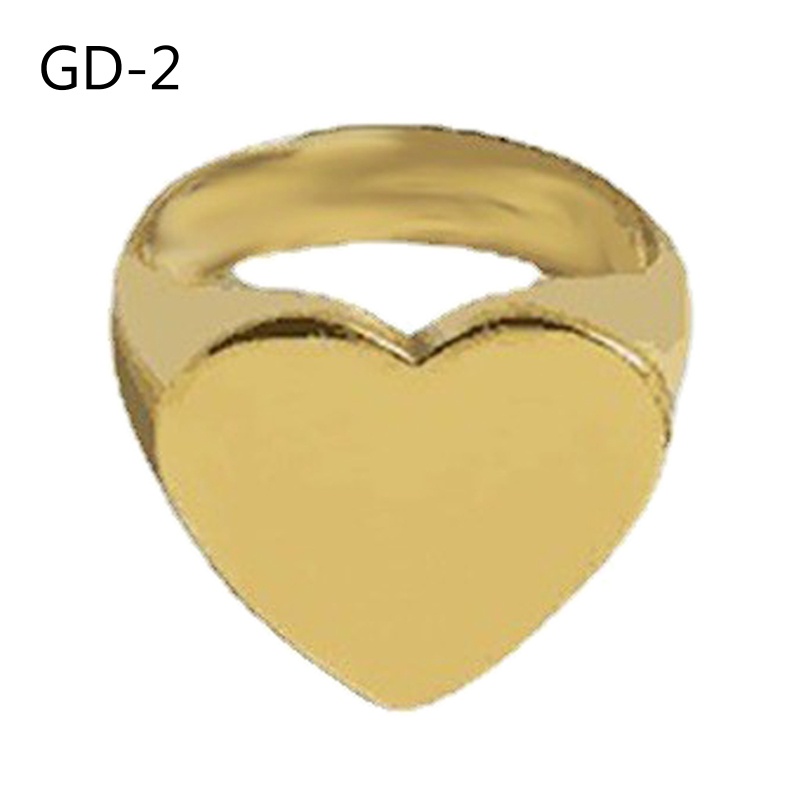 Nhẫn Hình Trái Tim Màu Sắc Cổ Điển Dành Cho Nữ