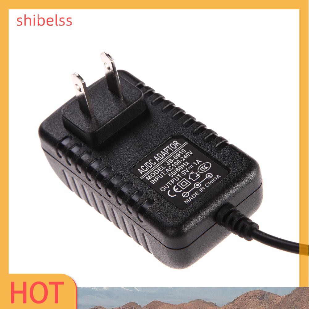 （ʚshibelss）AC 100-240V Converter Adapter DC 5.5 x 2.5MM 9V 1A 1000mA Charger US Plug